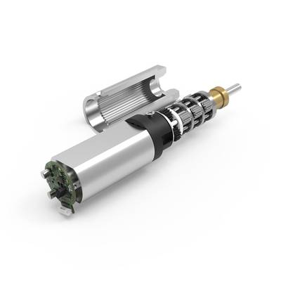 Micro motor deslizante planetário MD008008-152 80RPM 600gf da caixa de engrenagens 8mm do metal. Cm