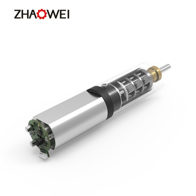 Micro motor deslizante planetário MD008008-152 80RPM 600gf da caixa de engrenagens 8mm do metal. Cm